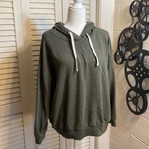 XL BUFFALO DAVID BITTON army green cozy comfy hoodie-good pre-loved condition!